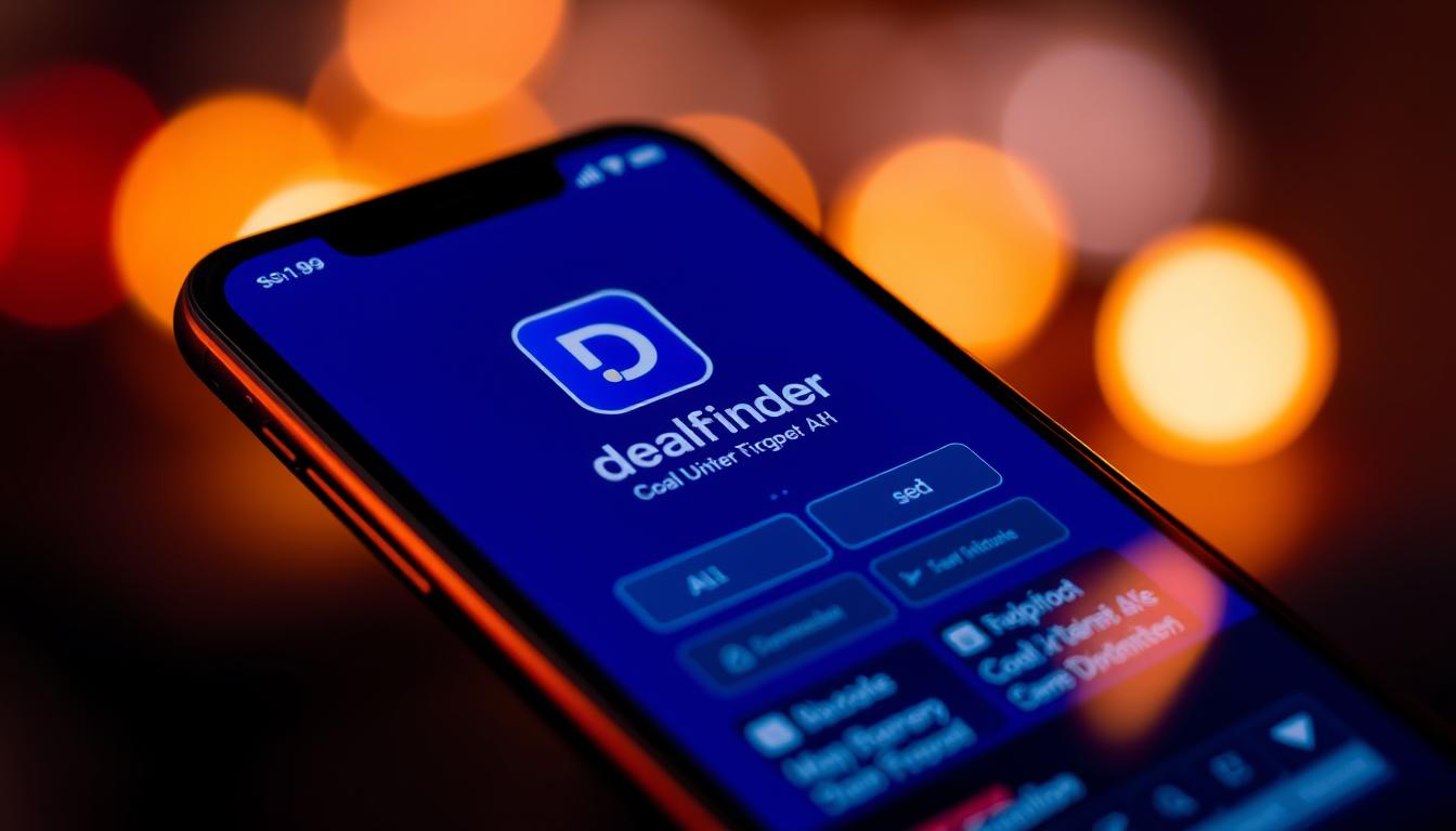 تطبيق DealFinder AI: العثور على أفضل الصفقات